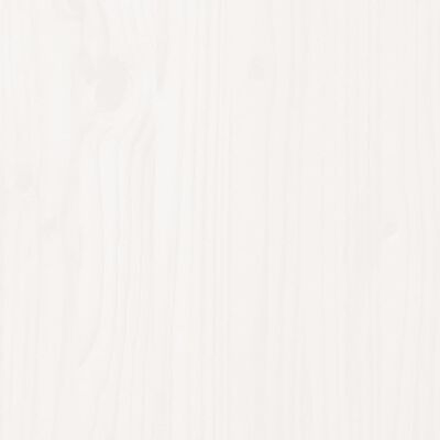 vidaXL Ușă de hambar, alb, 90x1,8x214 cm, lemn masiv de pin