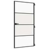 vidaXL Ușă interior negru 102,5x201,5 cm sticlă securiz./aluminiu slim