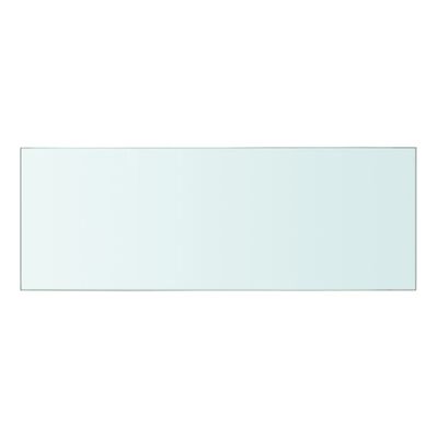 vidaXL Rafturi, 2 buc., 40 x 12 cm, panouri sticlă transparentă