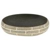 vidaXL Lavoar de blat, multicolor, 59x40x15 cm, ceramică, oval