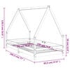 vidaXL Cadru de pat pentru copii, 90x190 cm, lemn masiv de pin