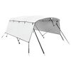 vidaXL Parasolar Bimini 4 arcuri pereți laterali, 243x(185-198)x137 cm