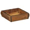 vidaXL Tavă Maro 29 x 31 x 10 cm Lemn recuperat masiv
