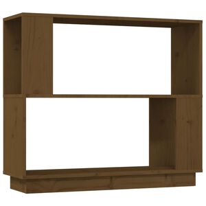 vidaXL Bibliotecă/Separator cameră, maro miere, 80x25x70 cm lemn masiv