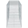 vidaXL Coș gabion cu capac, 300x100x150 cm, fier galvanizat