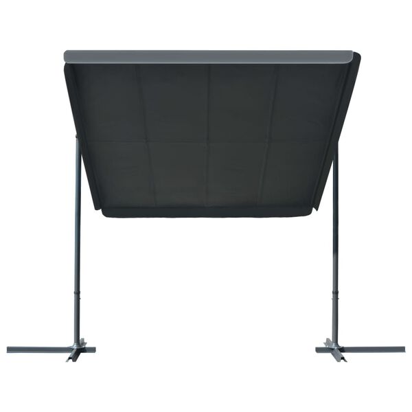 vidaXL Pavilion acoperiș &icirc;nclinabil retractabil antracit 350x253x196cm