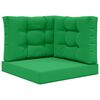 vidaXL Perna pentru canapea de exterior Poliester Verde 60 x 60 cm