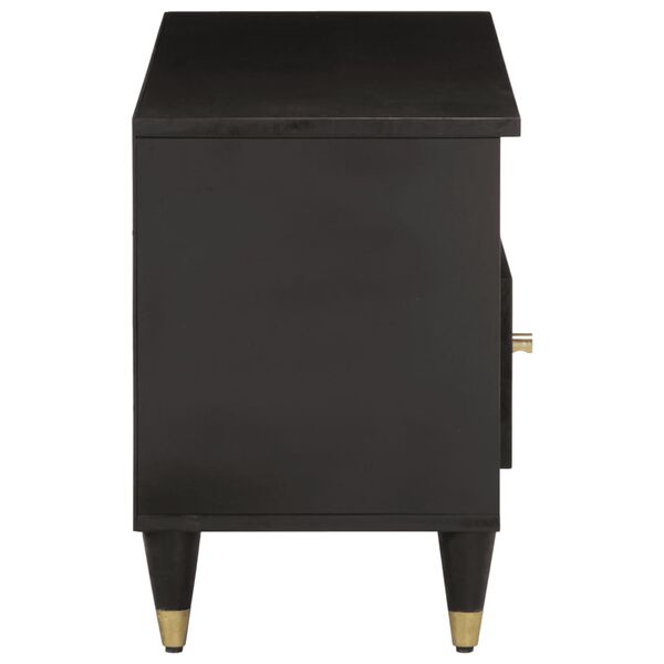 vidaXL Comodă TV, 100x33x46 cm, lemn masiv de mango