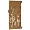 vidaXL Poartă pentru grădină, 85x175 cm, oțel corten, model iarbă