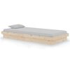 vidaXL Cadru de pat single, 90x190 cm, lemn masiv