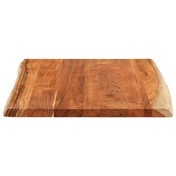 vidaXL Blat masă 90x80x3,8 cm dreptunghiular lemn acacia margine vie