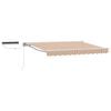 vidaXL Cort electric retractabil Albastru, Portocaliu, Alb 3 x 2,5 m