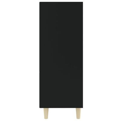 vidaXL Servantă, negru, 69,5x32,5x90 cm, lemn prelucrat