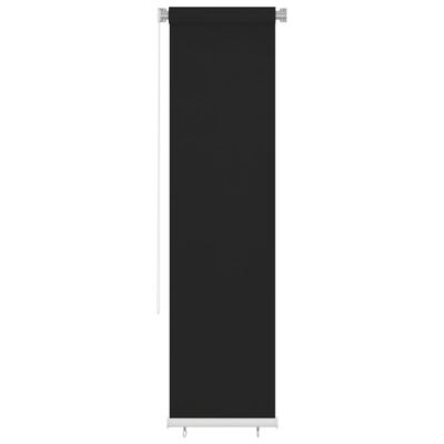 vidaXL Jaluzea tip rulou de exterior, negru, 60x230 cm, HDPE