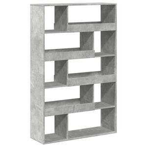 vidaXL Bibliotecă, gri beton, 100x33x156,5 cm, lemn prelucrat