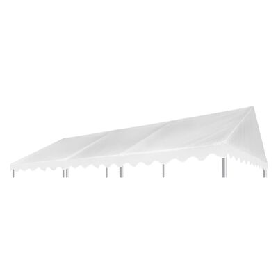 vidaXL Acoperiș pentru pavilion, alb, 3x6 m, PVC, 500 g / m²