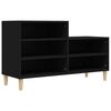 vidaXL Pantofar, negru, 102x36x60 cm, lemn compozit