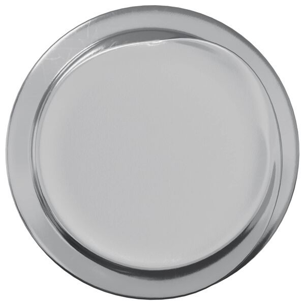 vidaXL Coroană filetată 2 pcs Argintiu 6 x 120 mm Oțel