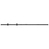 vidaXL Set glisare ușă mini pentru dulap, oțel carbon, 122 cm