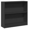 vidaXL Bibliotecă, negru, 80 x 24 x 75 cm, PAL