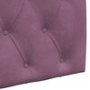 vidaXL Cap de pat suspendat Pe perete Violet 190 x 55 x 7 cm Catifea