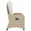 vidaXL Fotoliu recliner Bej 56 x 66 x 95cm poliratan