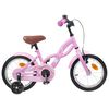 vidaXL Bicicletă pentru Copii 16 Inci pentru 4-6 ani Roz deschis