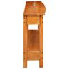 vidaXL Masă de consolă natural 115 x 32 x 76 cm Lemn masiv de mahon