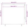 vidaXL Jaluzea tip rulou de exterior, antracit, 160 x 250 cm