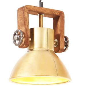 vidaXL Lampă suspendată industrială, 25 W, arămiu, 19 cm, E27, rotund