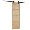 vidaXL Ușă glisantă ORKDAL 73,5 x 211 cm Lemn masiv de pin natural