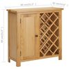 vidaXL Dulap sticle de vin, 11 sticle, 80x32x80 cm, lemn de stejar