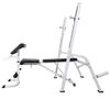 vidaXL Bancă fitness cu rastel greutăți, set de haltere/gantere, 90 kg