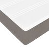 vidaXL Cadru de pat otoman cu saltea Taupe 100x200cm Material