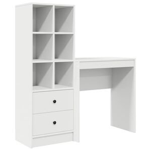 vidaXL Birou Alb 115,5 x 40 x 127 cm 2 buc.