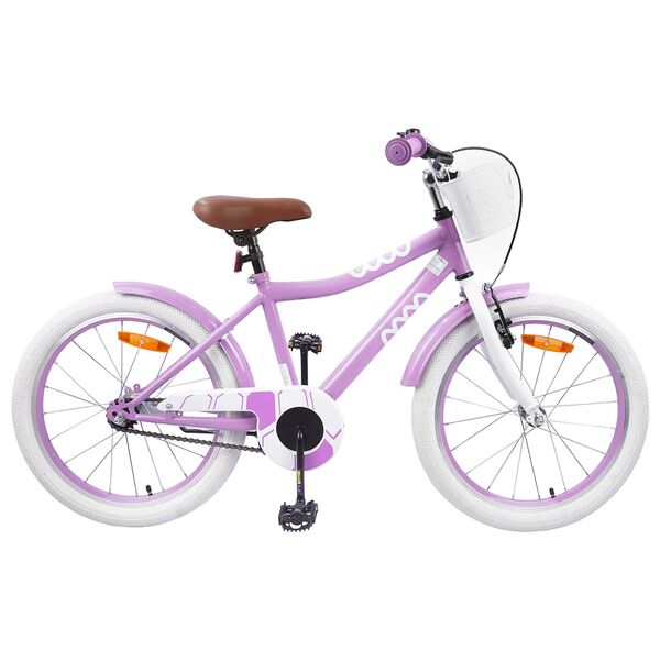 vidaXL Bicicletă pentru Copii 18 Inci pentru 5-7 ani Violet