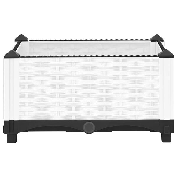 vidaXL Strat înălțat, 40x40x23 cm, polipropilenă