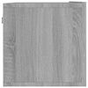 vidaXL Comodă TV de perete, gri sonoma, 120x30x30 cm, lemn compozit