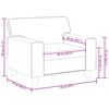 vidaXL Canapea de o persoană, 60 cm, piele ecologică