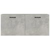 vidaXL Dulap de perete, gri beton, 80x36,5x35 cm, lemn compozit