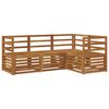 vidaXL Seturi de canapele 4 pcs natural Lemn Solid de Acacia