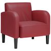 vidaXL Canapea Scaun cu cotiere Vin Roșu 54 cm piele artificială