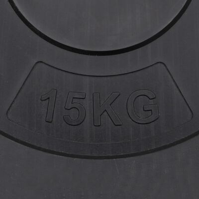 vidaXL Plăci de greutate, 2 buc., 30 kg, ciment