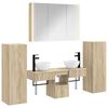 vidaXL Set de mobilier pentru baie 6 buc. Stejar Sonoma