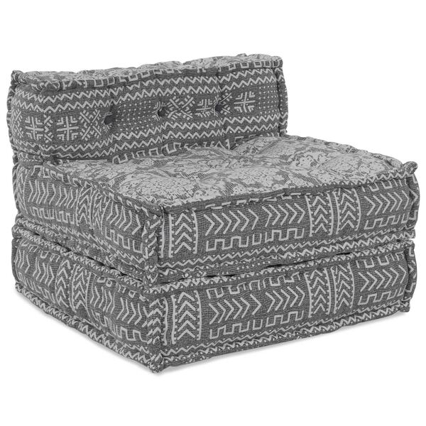 vidaXL Canapea modulară 4 pcs Gri deschis țesătură