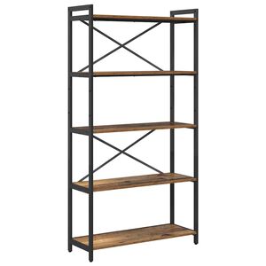 vidaXL Raft pentru cărți 80 x 30 x 155 cm Lemn prelucrat Lemn vechi