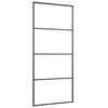 vidaXL Ușă glisantă cu set feronerie, 90x205 cm, sticlă ESG/aluminiu