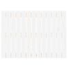 vidaXL Tăblie de pat pentru perete, alb, 82,5x3x60 cm, lemn masiv pin