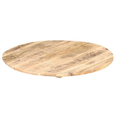 vidaXL Blat de masă, 80 cm, lemn masiv de mango, rotund, 15-16 mm