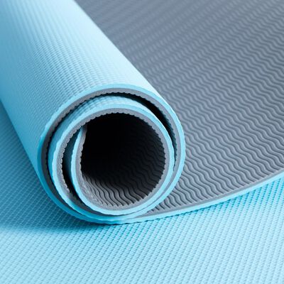 Pure2Improve Saltea yoga, albastru și gri, 173 x 58 x 0,6 cm